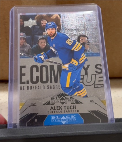 2023-24 Upper Deck Extended Series Black Diamond #BD-1 Alex Tuch — front