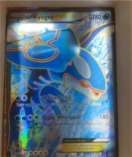 2015 Pokémon XY Primal Clash #148 Kyogre EX — front