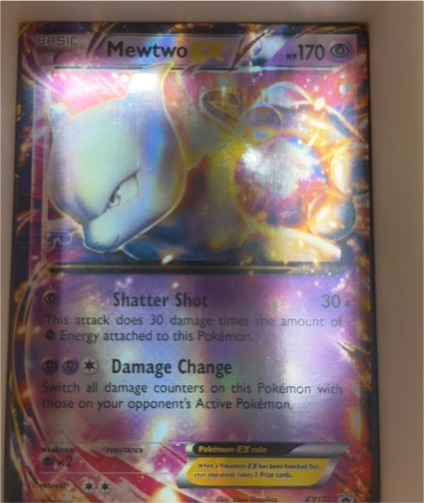 2014 Pokémon XY #XY107 Mewtwo EX — front