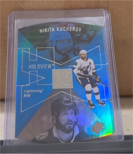 2023-24 Upper Deck #SPX-16 Nikita Kucherov 1997-98 SPx Holoview Retros — front