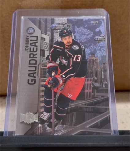 2023-24 SkyBox Metal Universe #139 Johnny Gaudreau — front