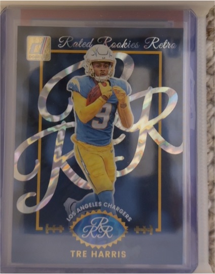 2025 Donruss #12 Tre Harris Rated Rookies Retro — front