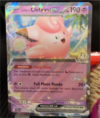 2025 Pokemon SV Journey Together #056 Lillie's Clefairy ex — front