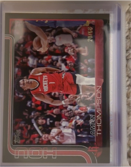 2025-26 Topps #176 Amen Thompson — front