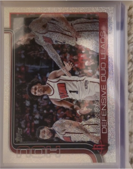 2025-26 Topps #297 Blastoff!: Defensive Duo Leads Houston Rockets — front