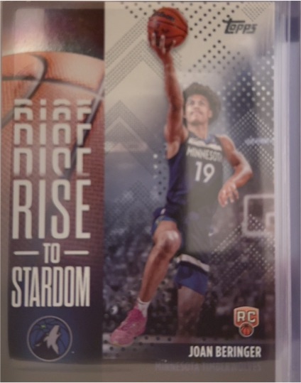 2025-26 Topps Rise to Stardom #RTS-19 Joan Beringer — front