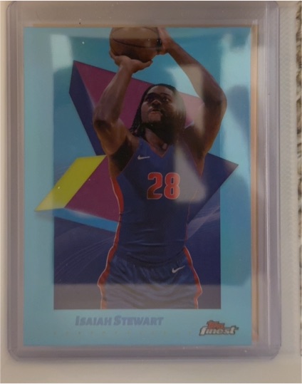2024-25 Topps Finest #28 Isaiah Stewart — front