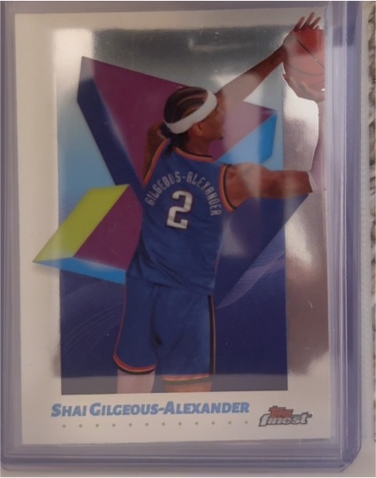 2024-25 Topps Finest #67 Shai Gilgeous-Alexander — front