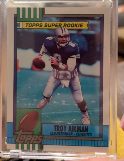 1990 Topps #482 Troy Aikman — front