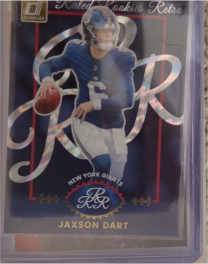 2025 Panini Donruss Rated Rookie Retro #1 Jaxson Dart — front
