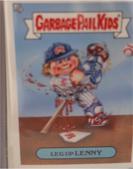 2025 Topps Garbage Pail Kids Leg Up Lenny — front