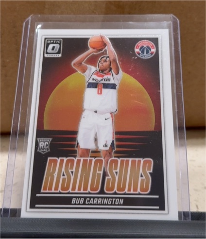 2024-25 Panini Donruss Optic #3 Bub Carrington Rising Suns Rookie — front