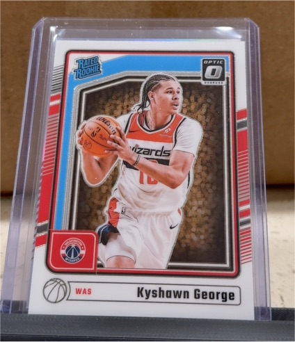 2024-25 Panini Donruss Optic #299 Kyshawn George — front