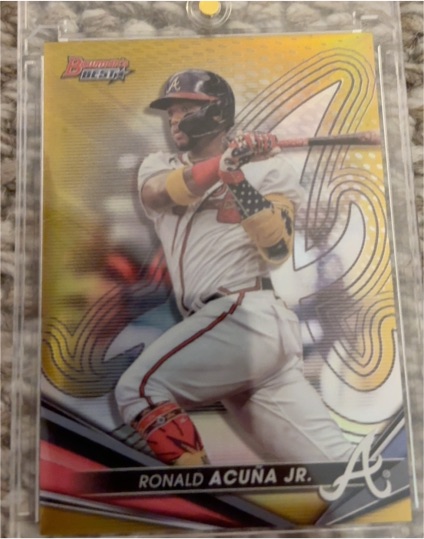2022 Bowman's Best #34 Ronald Acuna Jr. — front