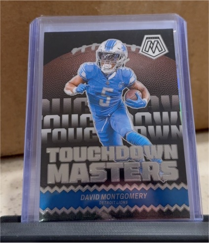 2024 Panini Mosaic #TM-DMY David Montgomery Touchdown Masters — front