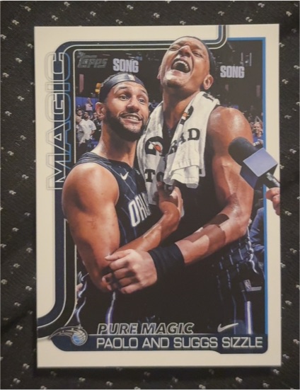 2025-26 Topps #271 Pure Magic Paolo and Suggs Sizzle — front