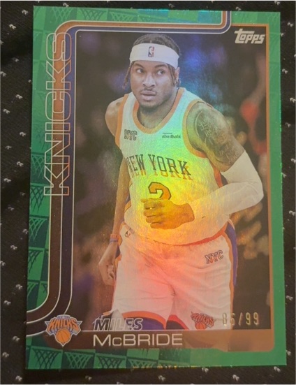 2025-26 Topps #17 Miles McBride — front