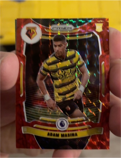 2021-22 Panini Prizm Premier League #256 Adam Masina — front