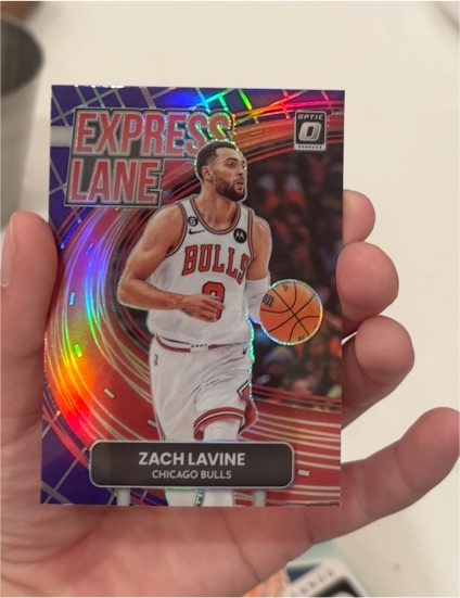 2022-23 Panini Donruss Optic Express Lane #15 Zach LaVine — front