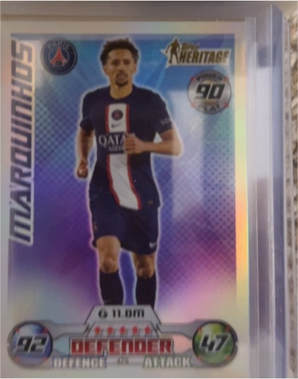 2022-23 Topps Match Attax Heritage #479 Marquinhos — front