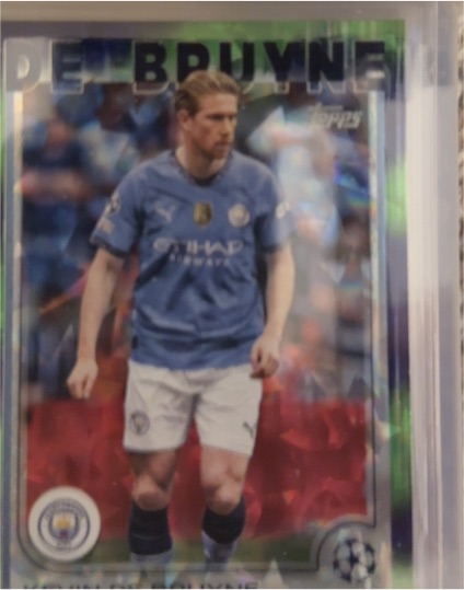 2024-25 Topps Chrome UEFA Club Competitions #17 Kevin De Bruyne — front