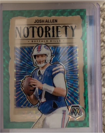 2024 Panini Mosaic #4 Josh Allen Notoriety — front
