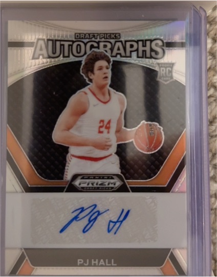 2024 Panini Prizm Draft Picks #DPA-PJH PJ Hall Draft Picks Autographs — front