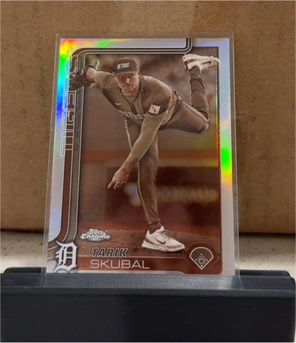2025 Topps Chrome #258 Tarik Skubal — front
