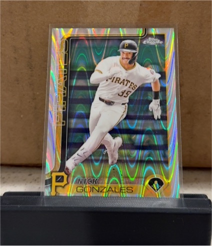2025 Topps Chrome #222 Nick Gonzales — front