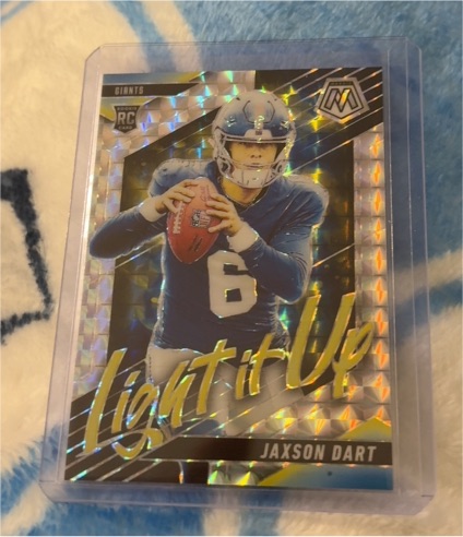 2025 Panini Mosaic Light it Up #Jaxson Dart — front