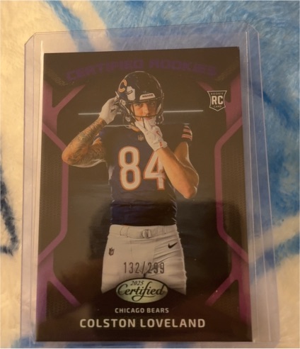 2025 Panini Certified #132 Colston Loveland — front