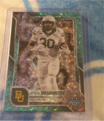 2025 Bowman Chrome University #56 Bryson Washington — front