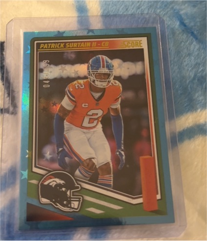 2025 Score Football #110 Patrick Surtain II — front