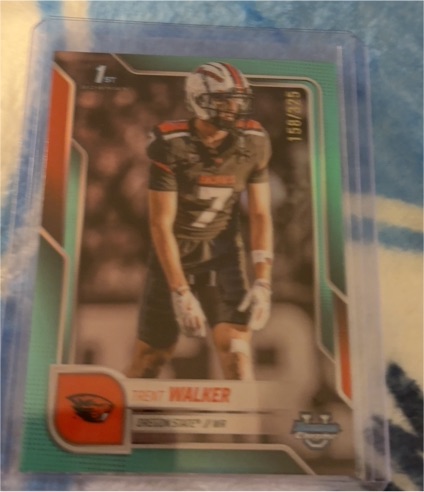 2025 Bowman University Chrome #54 Trent Walker — front