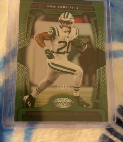 2025 Panini Certified #77 Breece Hall — front