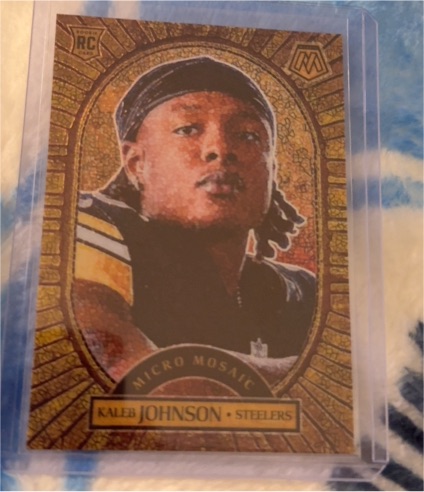 2025 Panini Mosaic #4 Kaleb Johnson — front