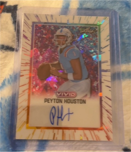 2025 Leaf Vivid #1 Peyton Houston — front