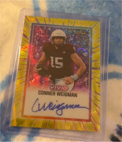 2025 Leaf Vivid #VIVID Conner Weigman — front