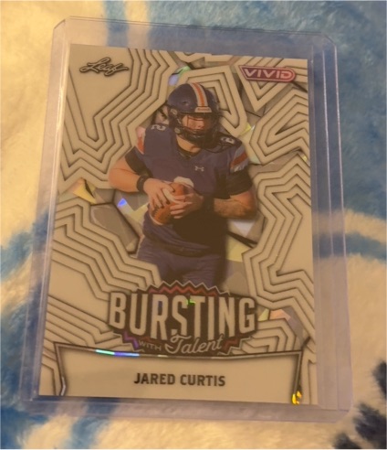 2025 Leaf Vivid Bursting With Talent #Jared Curtis — front