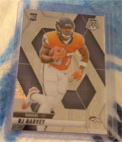 2025 Panini Mosaic #375 RJ Harvey — front