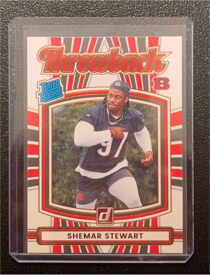 2025 Panini Donruss #35 Shemar Stewart Throwback Rated Rookie — front