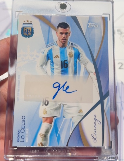 2024 Topps Lineage Argentina #IA-GL Giovani Lo Celso Autograph — front