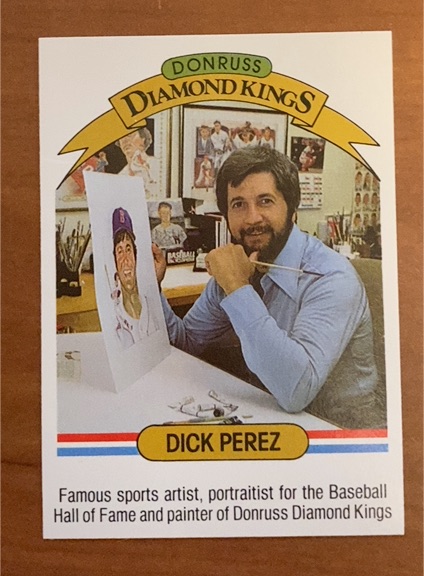 1983 Donruss Diamond Kings #Checklist Dick Perez — front