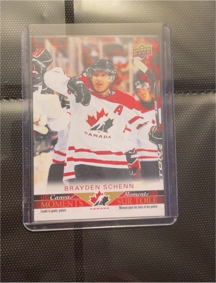 2021-22 Upper Deck Tim Hortons #CM-4 Brayden Schenn — front