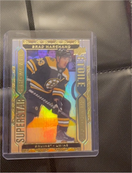 2022-23 Upper Deck Tim Hortons Superstar Showcase #SS-9 Brad Marchand — front