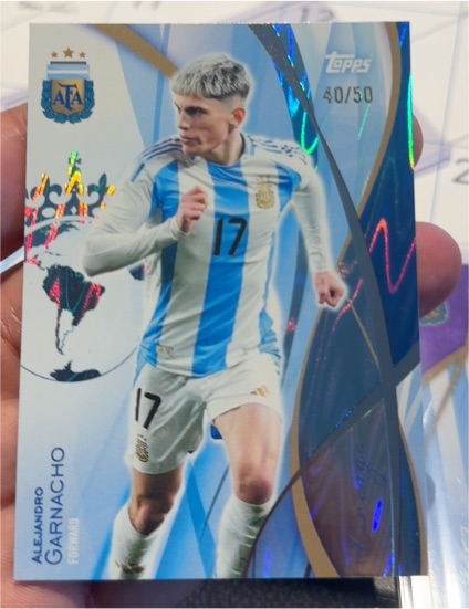 2024 Topps Lineage Argentina #40 Alejandro Garnacho — front