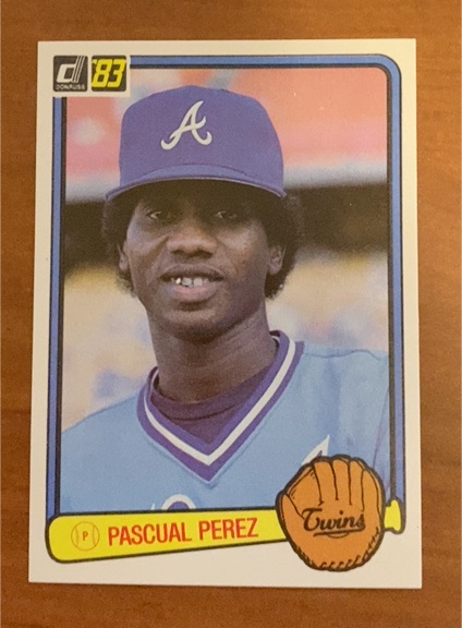 1983 Donruss #557 Pascual Perez — front