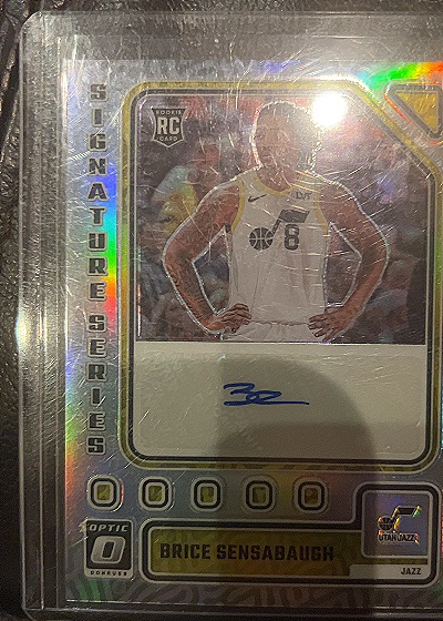 2023-2024 Donruss Optic Signature Series #SS-SEN Brice Sensabaugh — front