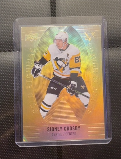2021-22 Upper Deck Fleer Ultra Gold Medallions #M-31 Sidney Crosby — front