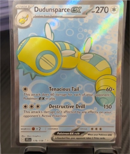 2023 Pokémon SV09: Journey Together #178 Dudunsparce ex — front